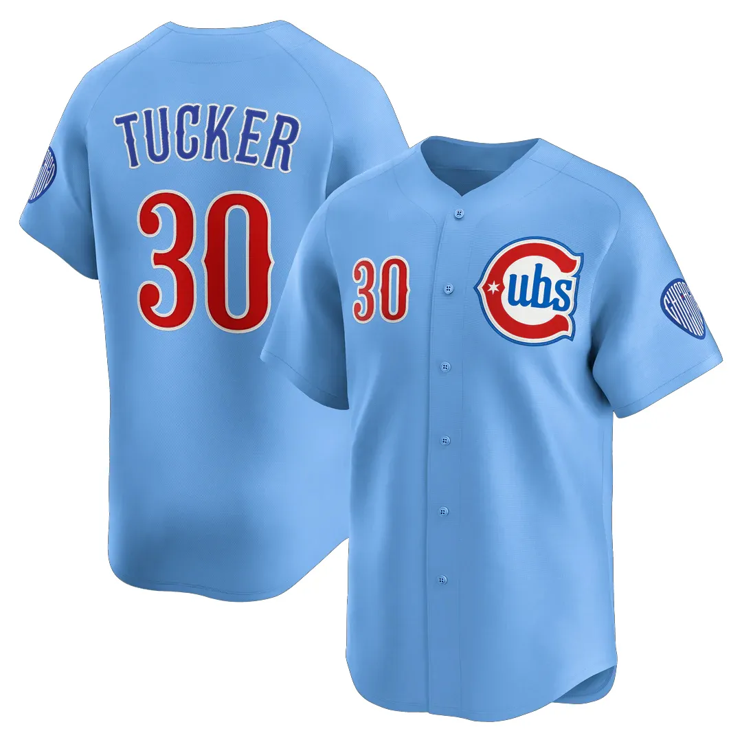 Blue Cubs On Field Jersey Cubs Jerseys 2025 Powder Blue Replica