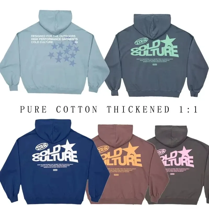 Cold Culture Latest Edition Double-sided Print Mens Sports Hoodie