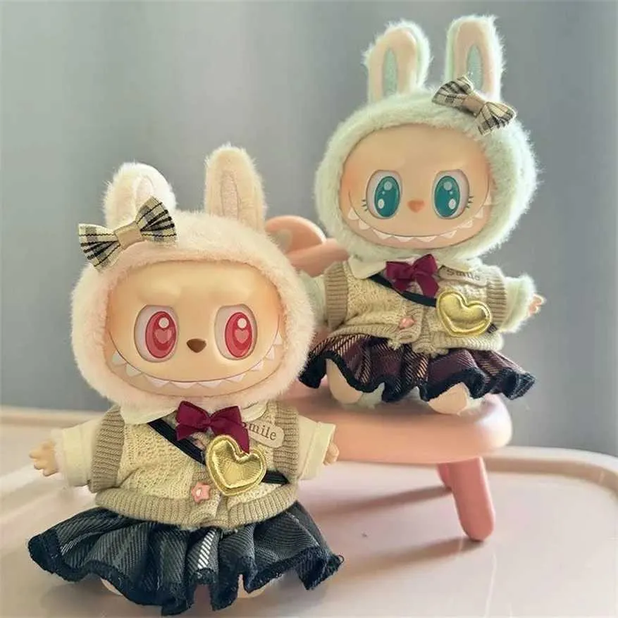 Save Big on Bulk For 17 Cm Labubu/Crybaby Cloth Cute Doll Clothes Outfit  Accessories JK Dress Set For 17CM Labubu V2 V1 DIY Mini Dolls