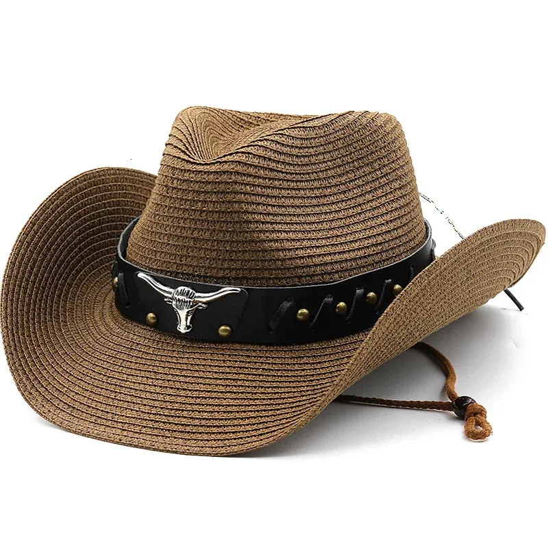 Straw Cowboy Hats For Women And Men Shapeable Wide... From  display picture 1