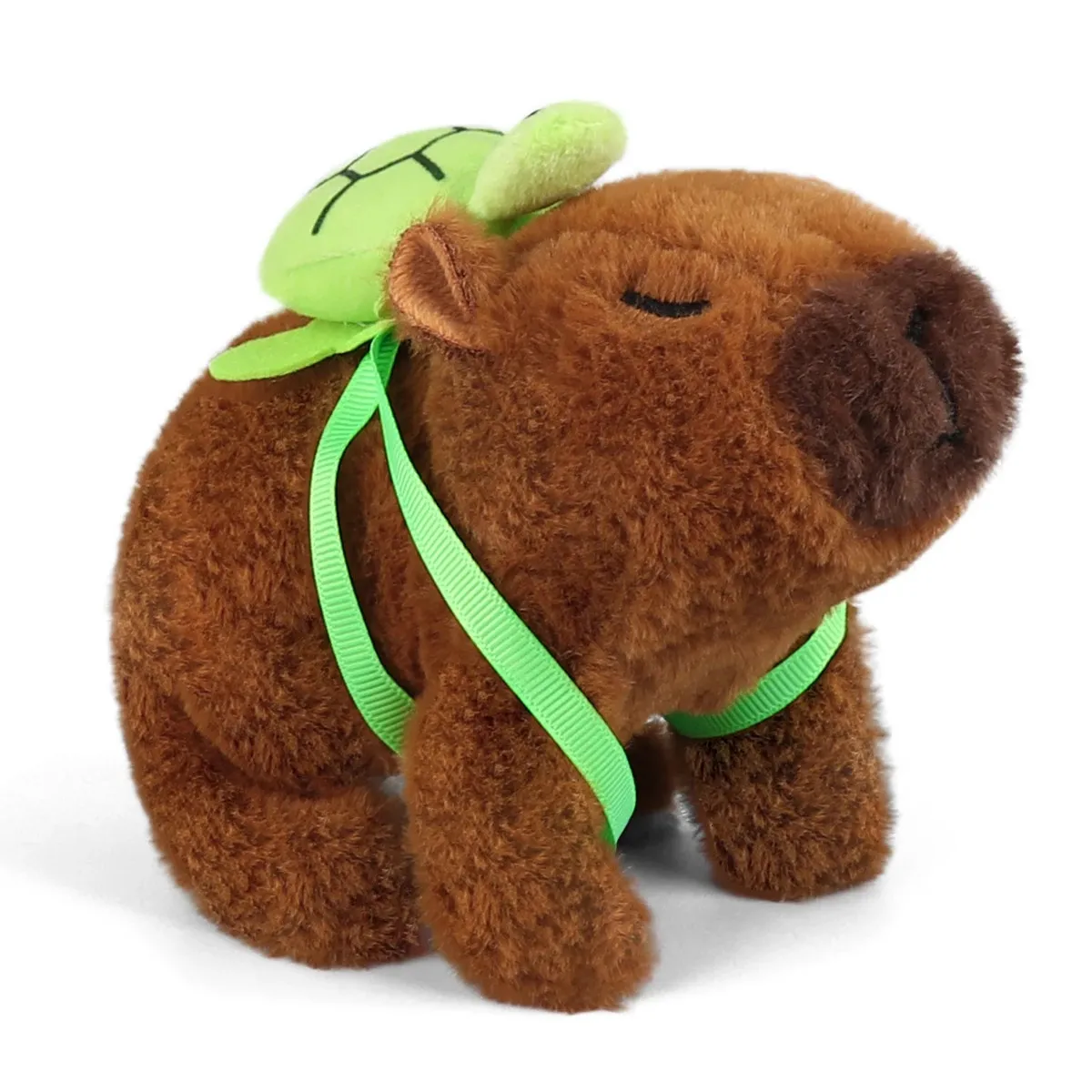 LT Capibara Electrónico De Peluche – Camina, Mueve La Boca Y Hace Sonidos, Juguete Interactivo Para Niños