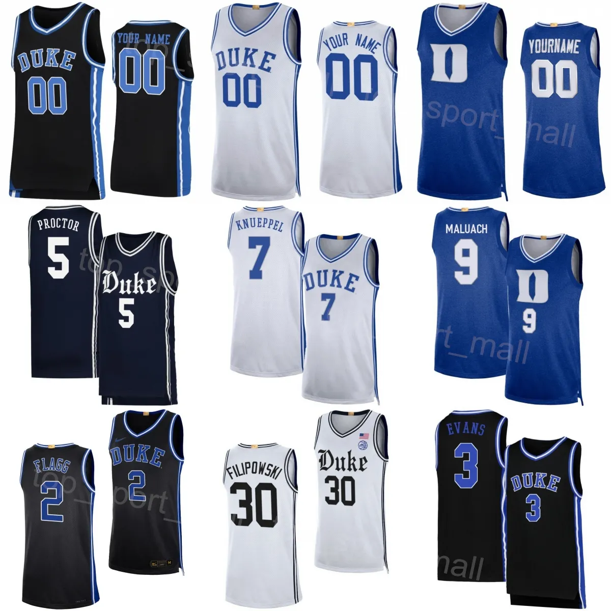 Print College Basketball 2 Cooper Flagg Jersey... From 