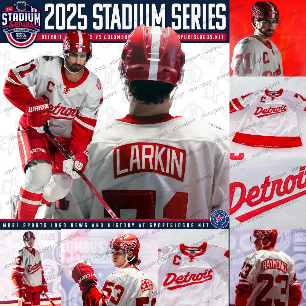 Save Big on Bulk 2025 Jersey 2025 Stadium Series Jersey 88 Patrick Kane RED  WINGSJersey Alex DeBrincat Shayne Gostisbehere Moritz Seider Lucas Raymond  - Main Image
