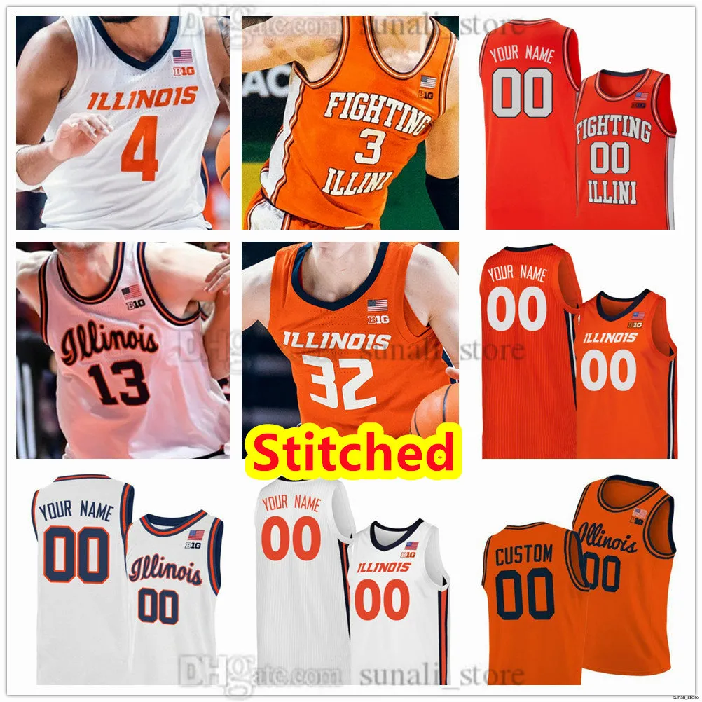 Save Big on Bulk Fighting Illini Basketball Jersey Illinois Fighting Illini  College Basketball Jersey 2025: Stitched Replica For Fans Best Deals on 