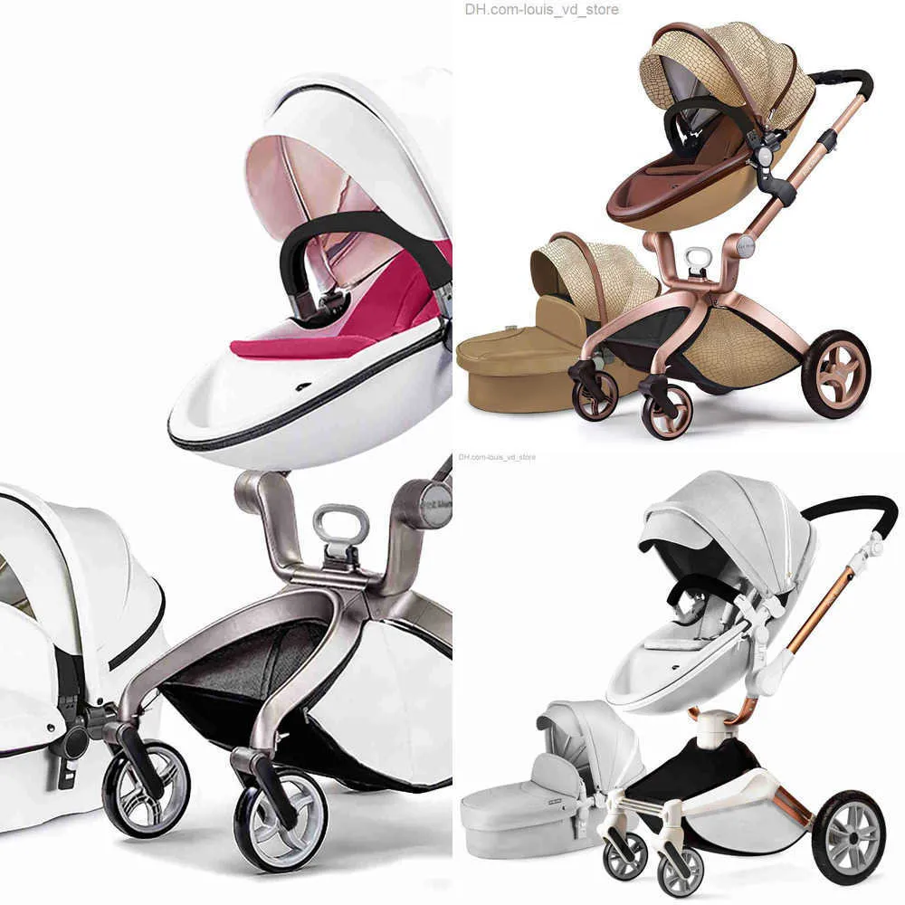 folding travel stroller Mompush Lithe V2 Stroller Gray