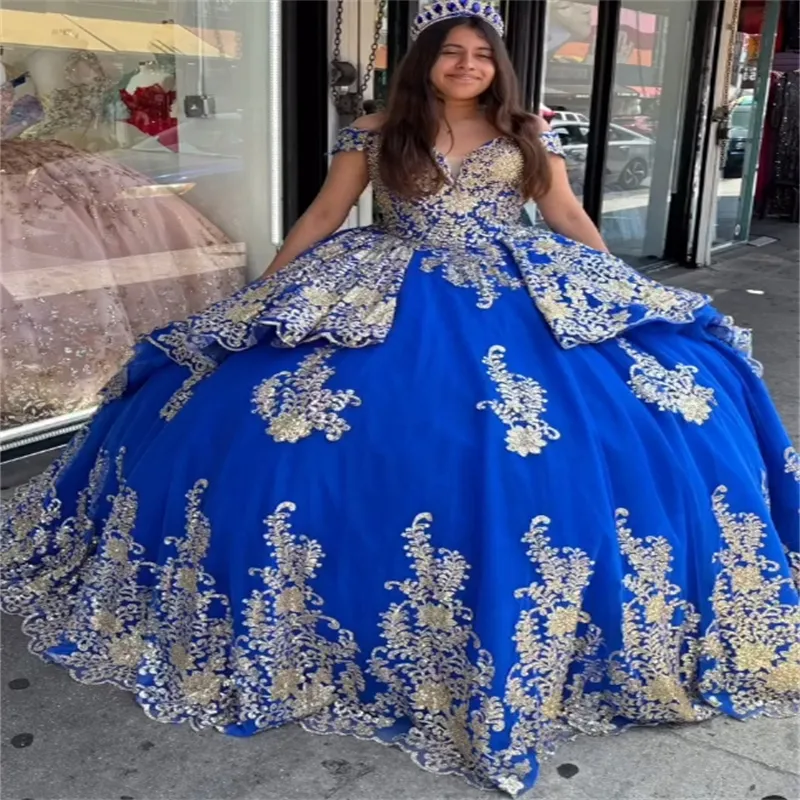 Debutante Azul Royal Vestido Debutante Moderno Ahorra A Lo Grande