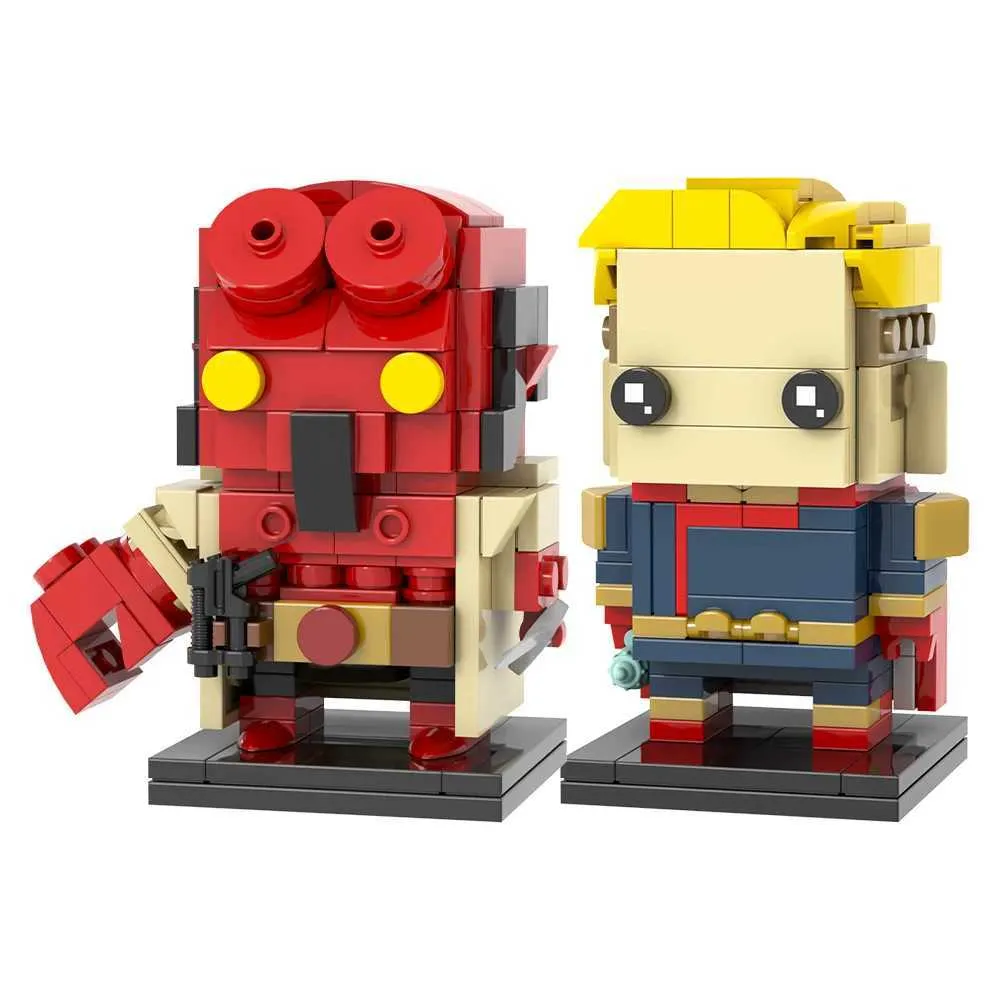 MOC Hell Boys Homelander Brickheadz Figures Sci Fi Movie Building