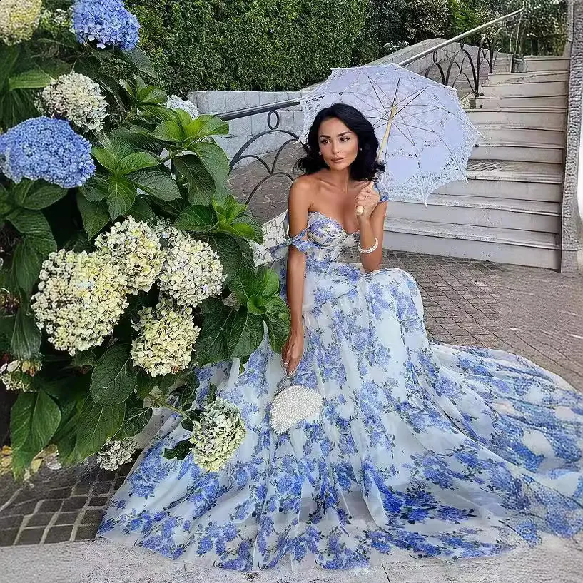 sachin and babi light blue dress Beaded Long Cut-Out Prom Dress: Poly USA 25026 Royal / XSmall main image 1