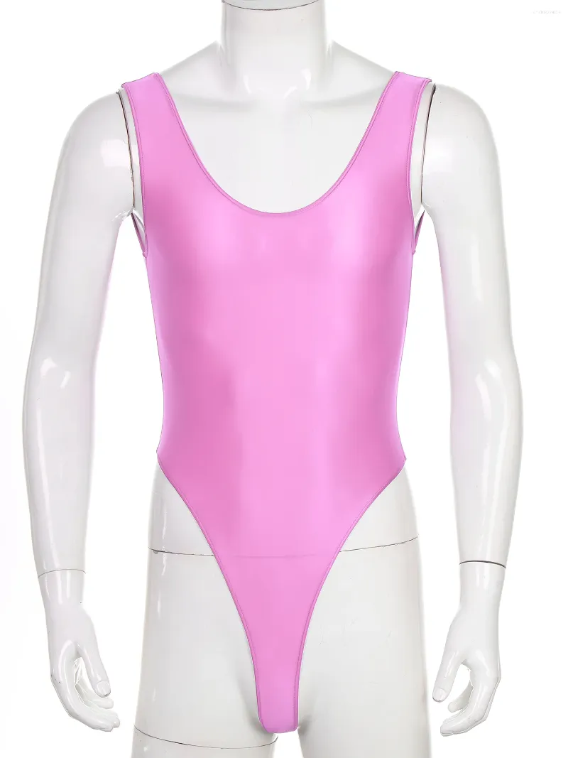 one piece nylon swimwear mens