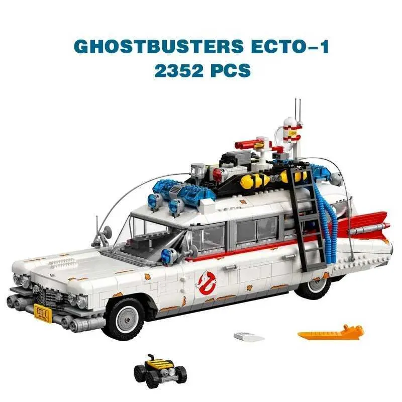 ECTO-1 Creative Vehicle Building Block Compatible with 10274 Bricks Toy ...