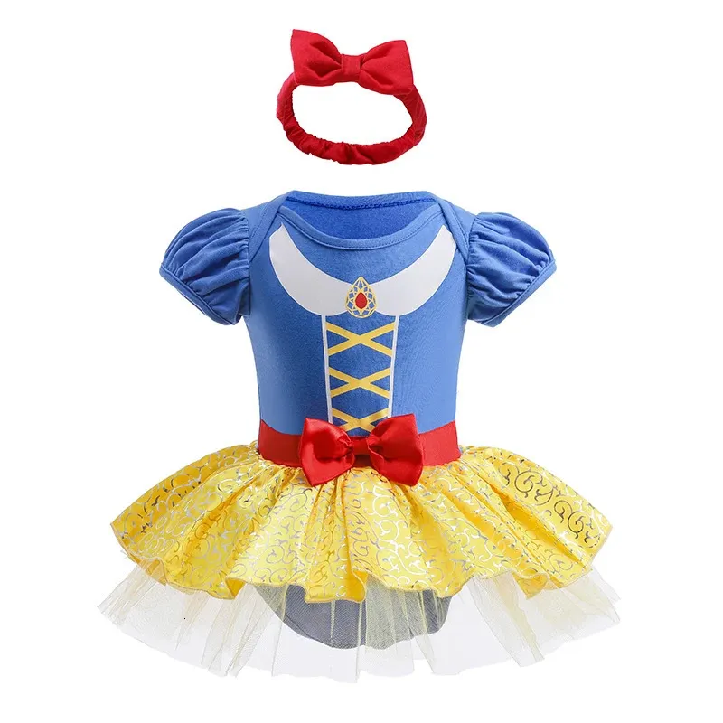 Cos Clothing Infant Baby Rompers With Headbands Mermaid Elsa Ana Belle  Jumpsuits For Little Girls Cute Kids Dress Playsuit From Kuo08, $21.13 |  DHgate.Com