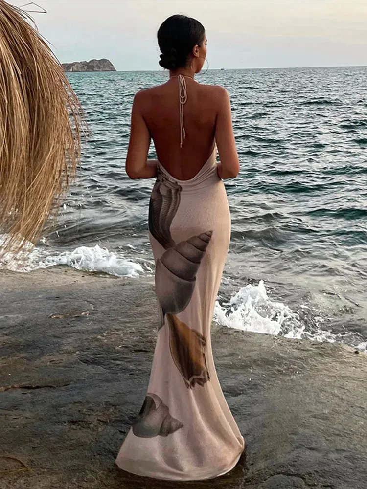 h and m backless dress 3D ROSETTE BODICE HALTER BANDAGE MAXI DRESS (BABY BLUE) – Dress Code Chic  Official