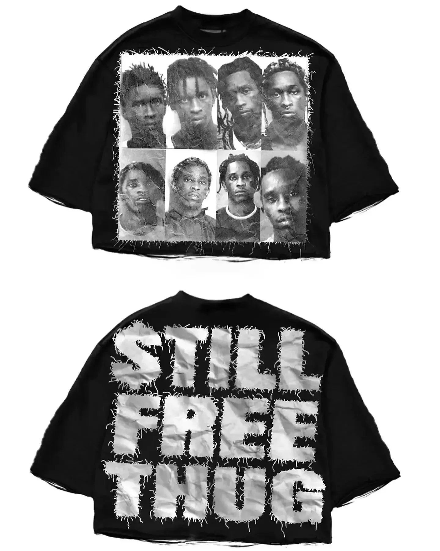 Wholesale Street Oversized Cotton T Shirt Y2K Hip Hop Graphic 