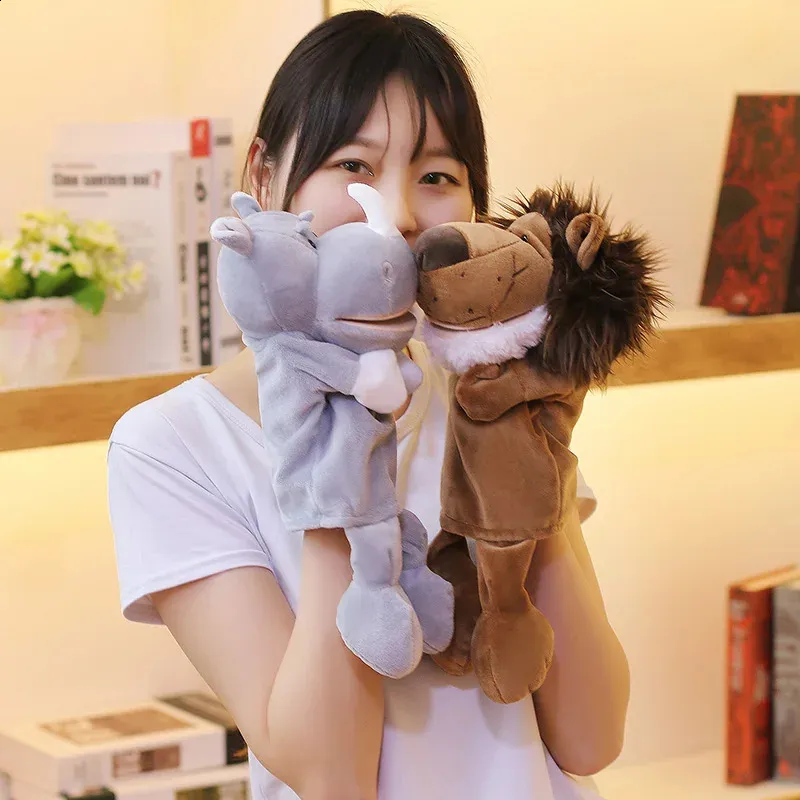 Marionnettes Animaux En Peluche Pour Enfants – Jeux De Rôle, Narration, éveil Préscolaire, 9 Cm, Lavables