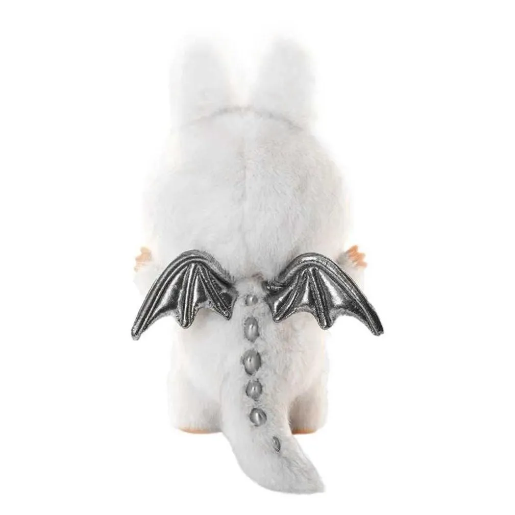 Labubu Zimomo The Monsters Angel In Clouds White Vinyl Face Doll