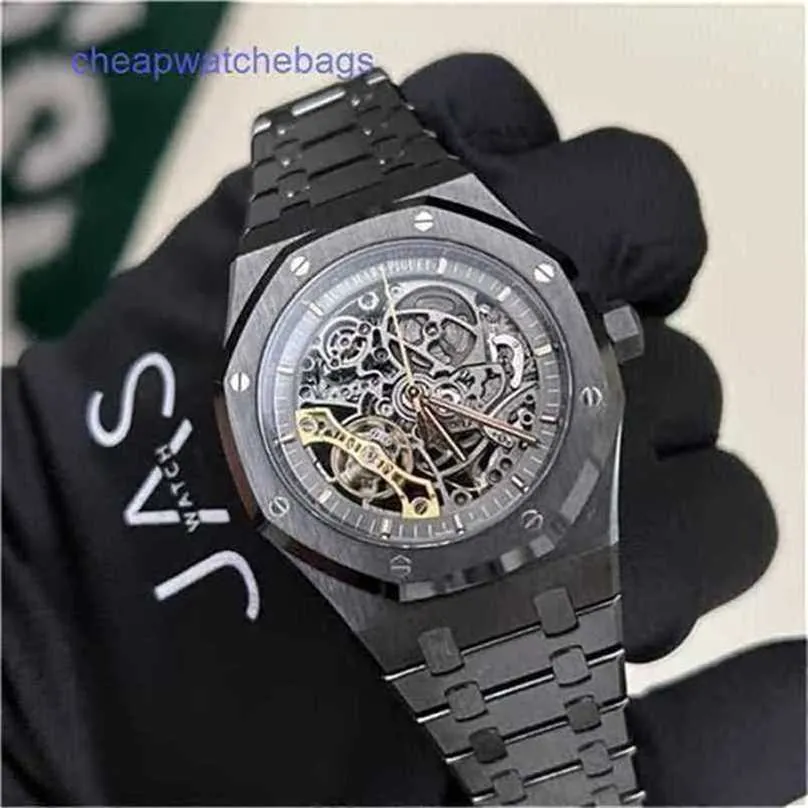 Sports Mechanical Automatic Swiss Watches With Double Balance, Black ...