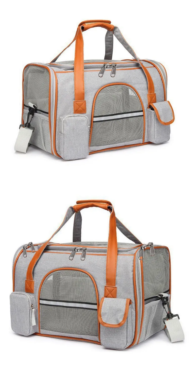 Vikbar väska för stora katter och små hundar_voghion.com