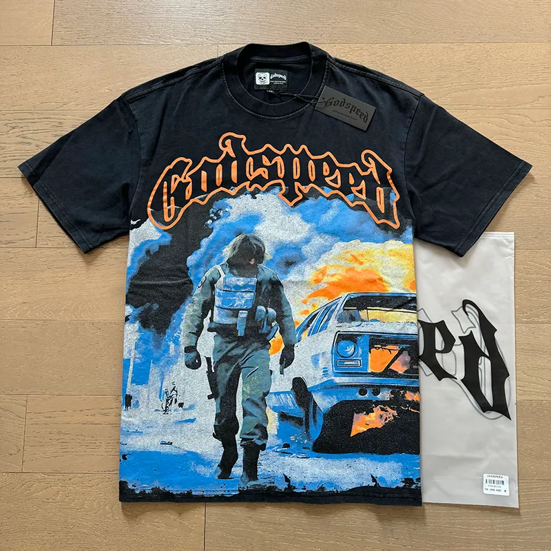 2025 Godspeed Shirt Designer Mens T Shirt High Quality Casual