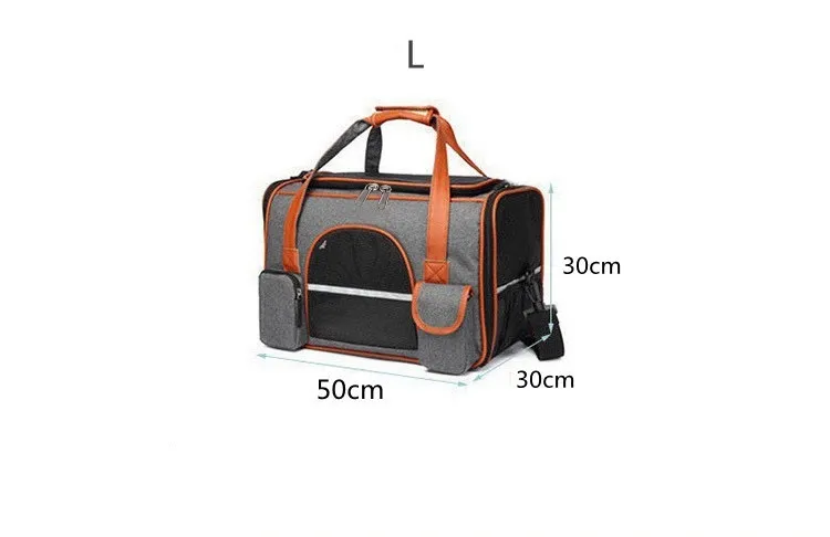 Vikbar väska för stora katter och små hundar_voghion.com