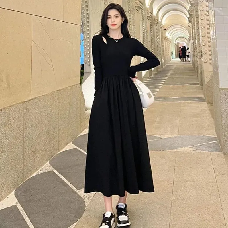 a line mid calf dresses Cotton Casual Dress Women Long Sleeve O-Neck A-Line Mid-Calf Dress with Hollow Out and Flutter Sleeve from Dhgate Basic & Casual Pre-owned BCBG MaxAzria Sequin Category:DENIM DRESSES Color:Dark Denim The mid