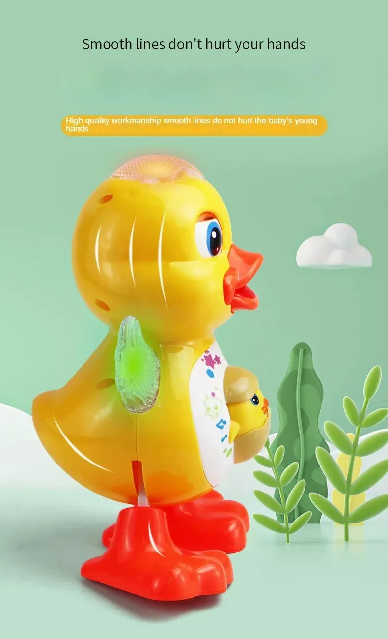Pato Bailarín Con Música Y Luces – Juguete Interactivo Eléctrico Que Camina Y Canta Para Niños