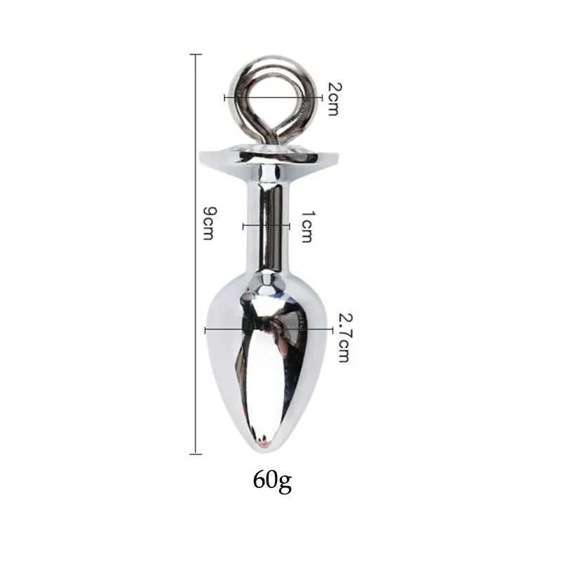 Stainless Steel Anal Plug Metal Butt Plug... From Swagger_fashion1, $7.94
