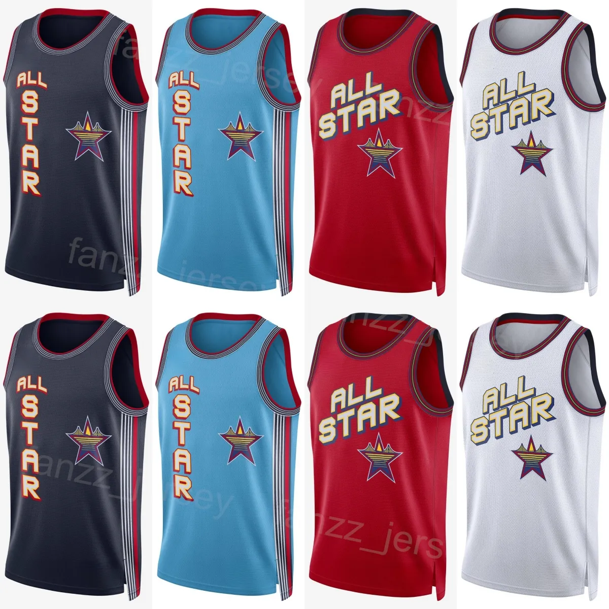 2025 All Star Womens Basketball Shirts Featuring Irving, Curry