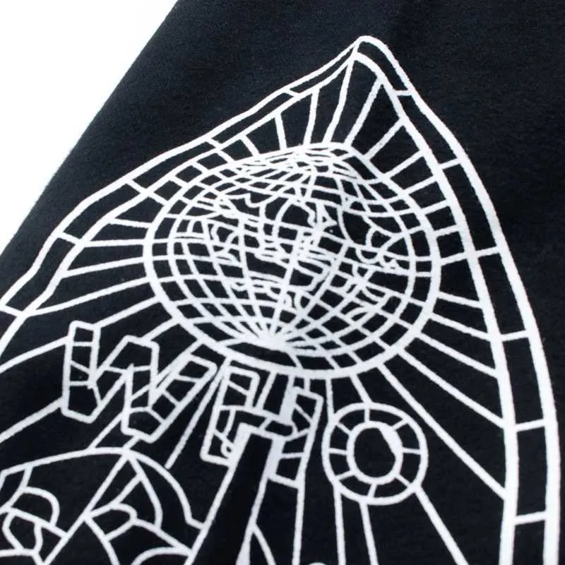Who Decides War Herren Hoodie Retro Mud Dye Metropolitan Pullover_voghion.com