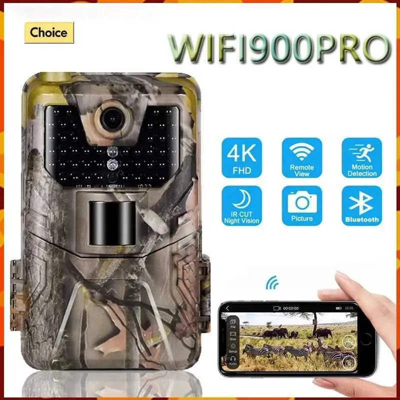 Campark TC09 Solar Wildlife Trail Camera 30MP 2.7K 65ft Night Vision 120° Wide Angle