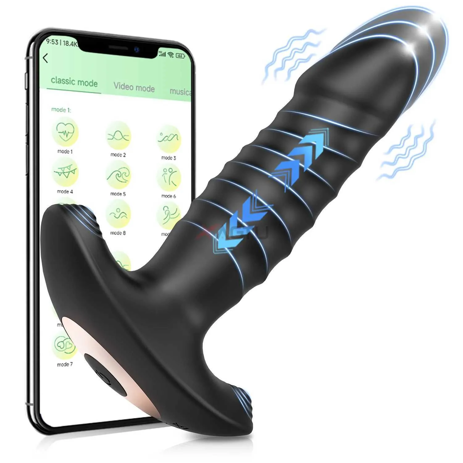 APP Control Male Thrusting Prostate Massager Vibrator... From  Swagger_fashion1, $8.66 | DHgate.Com