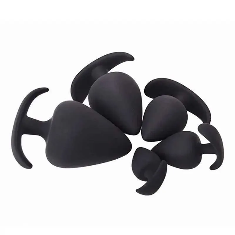 ass anchor flared anal plug Plug Anal Borracha Maciço 11,5 X 4,8cm Kgel