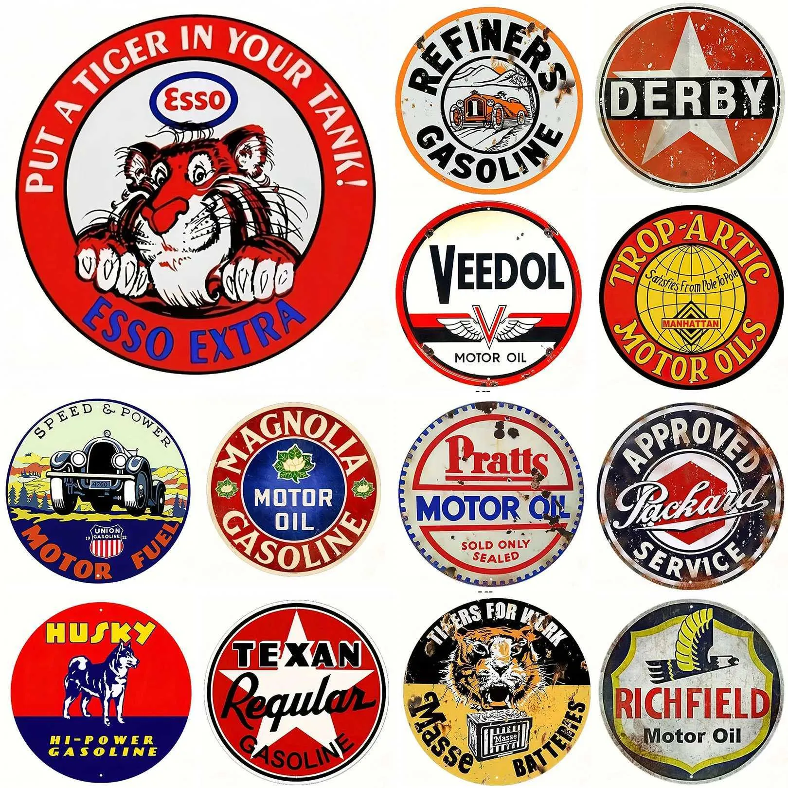 GarageX Vintage Retro Motor Oil Metal Tin Sign ... From Muyixin ...