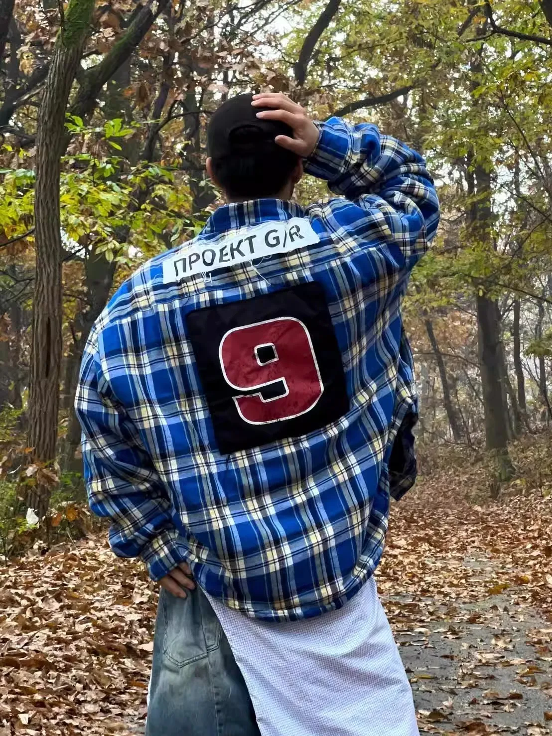 Mens Jackets Project GR By Grailz Patchwork Printed Silhouette