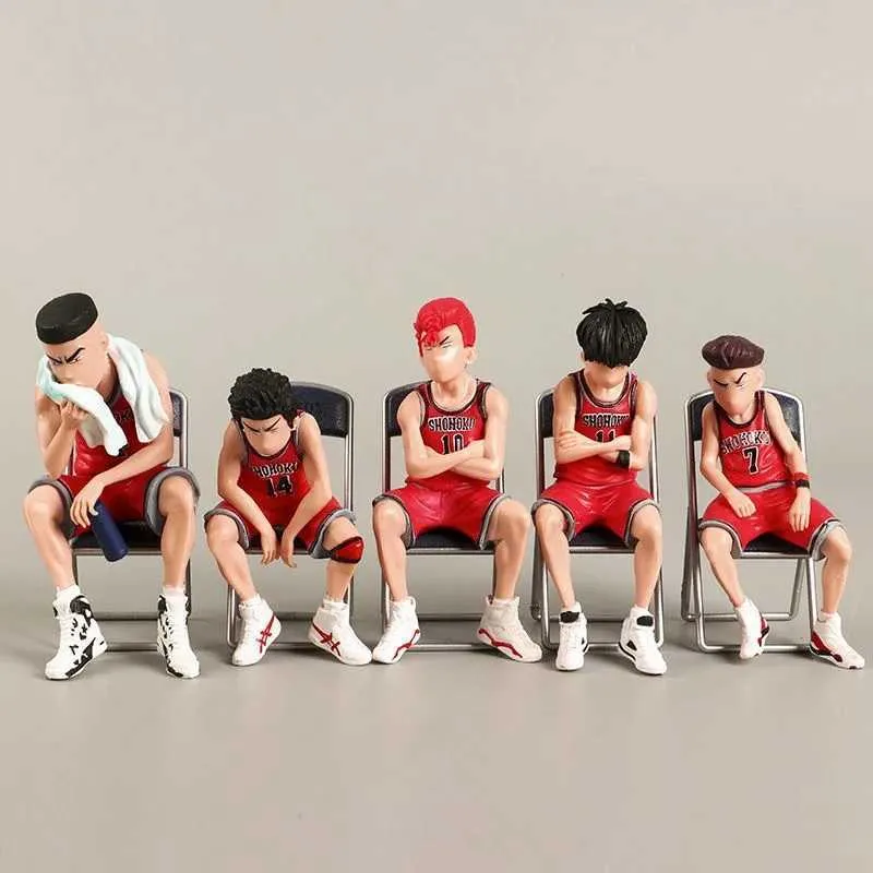 Slam Dunk Action Figure Anime Basketball Characters ABS Material