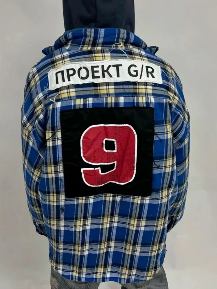 Mens Jackets Project GR By Grailz Patchwork Printed Silhouette