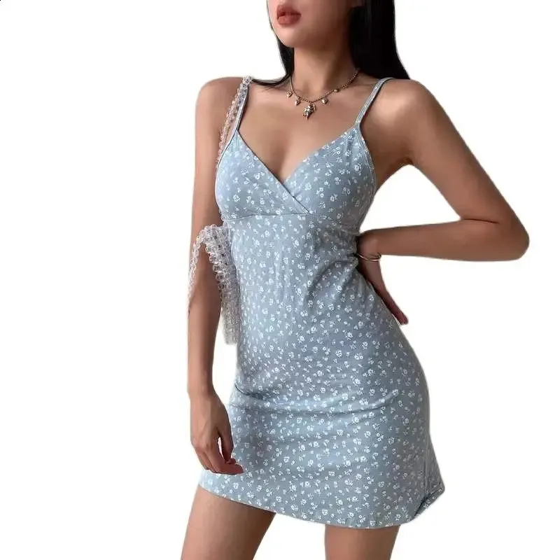 Y2K Vintage Floral Cami Dress Women Slim Fit... From Landong01, $7.6 In  Bulk | DHgate.Com