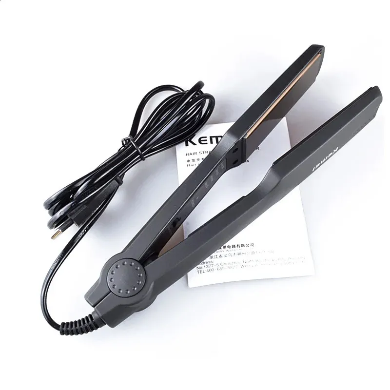 Kemei Black Hair Straightener Kemei Km-8889 Professional Ionic Flat Iron Heating Hair  main image 2