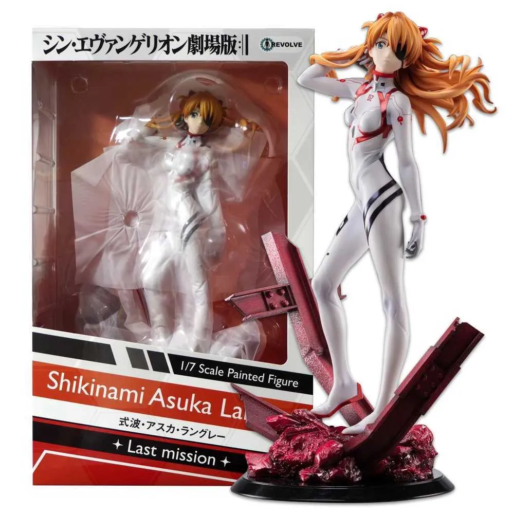 27CM Anime Shin Evangelion Gekijouban Souryuu Asuka Langley Figure 1/7 Last Mission Combat Suit Scene Model Toy Gift Action 27CM Anime Shin Evangelion Gekijouban Souryuu Asuka Langley Figure 1/7 Last Mission Combat Suit Scene Model Toy Gift Action