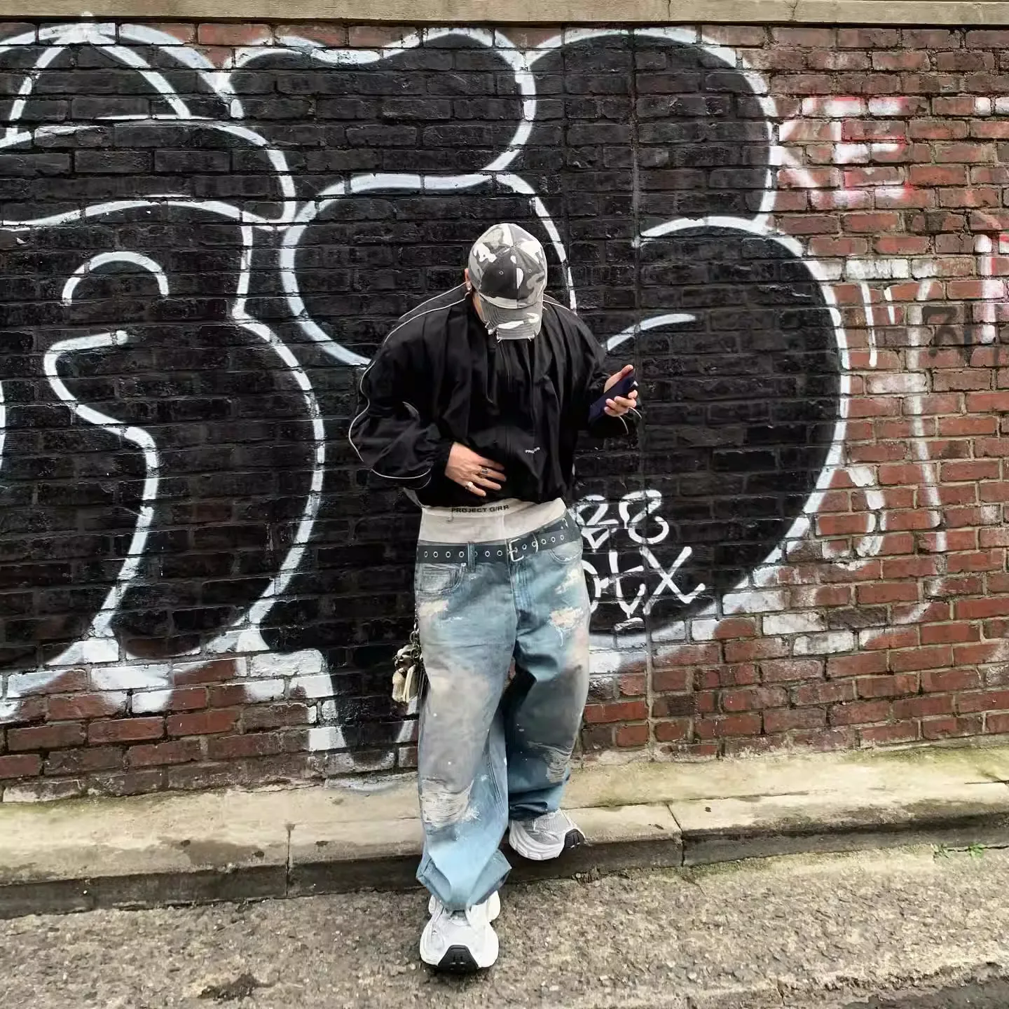 Mens Jeans Project GR By Grailz Fake Two Piece Parody Underwear 3D