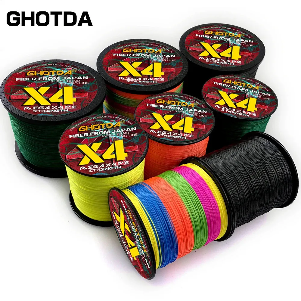 GDA 500m PE Braided Fishing Lines   4 Strand Casting... 