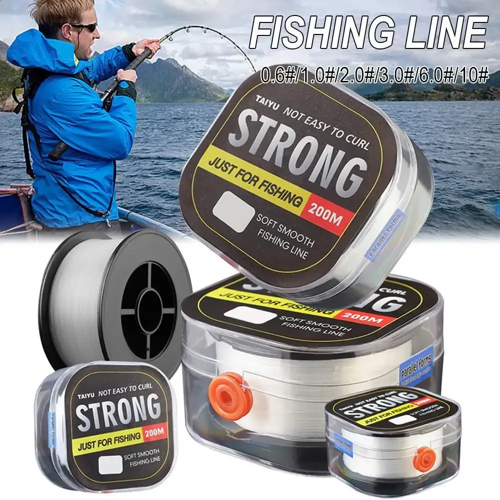 Fast Cutting 200M Nylon Soft Steel Fishing Line Spool... 