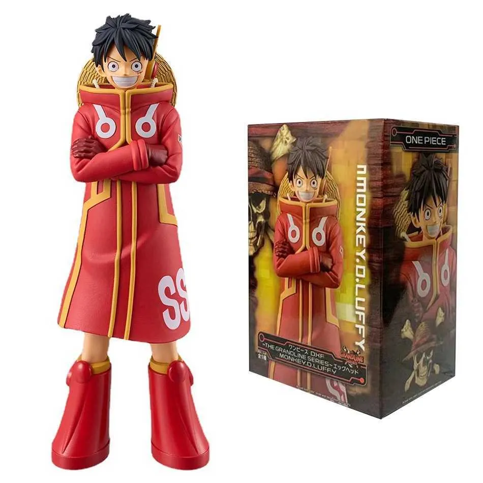 17 cm One Piece Anime Figure Luffy Zoro Chopper Nami PVC ABS