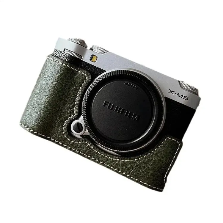 Leather Crossbody Camera Bag Half Base Set With Grip, From