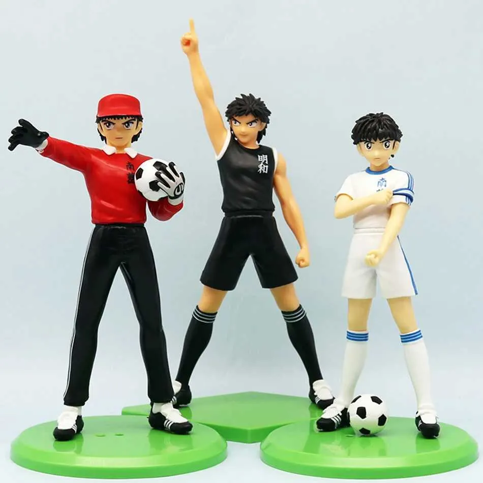 キャプテン翼のライバル対決11人セット　BANDAI キャプテン翼 PVC アクションフィギュアセット 大空翼、日向小次郎若林