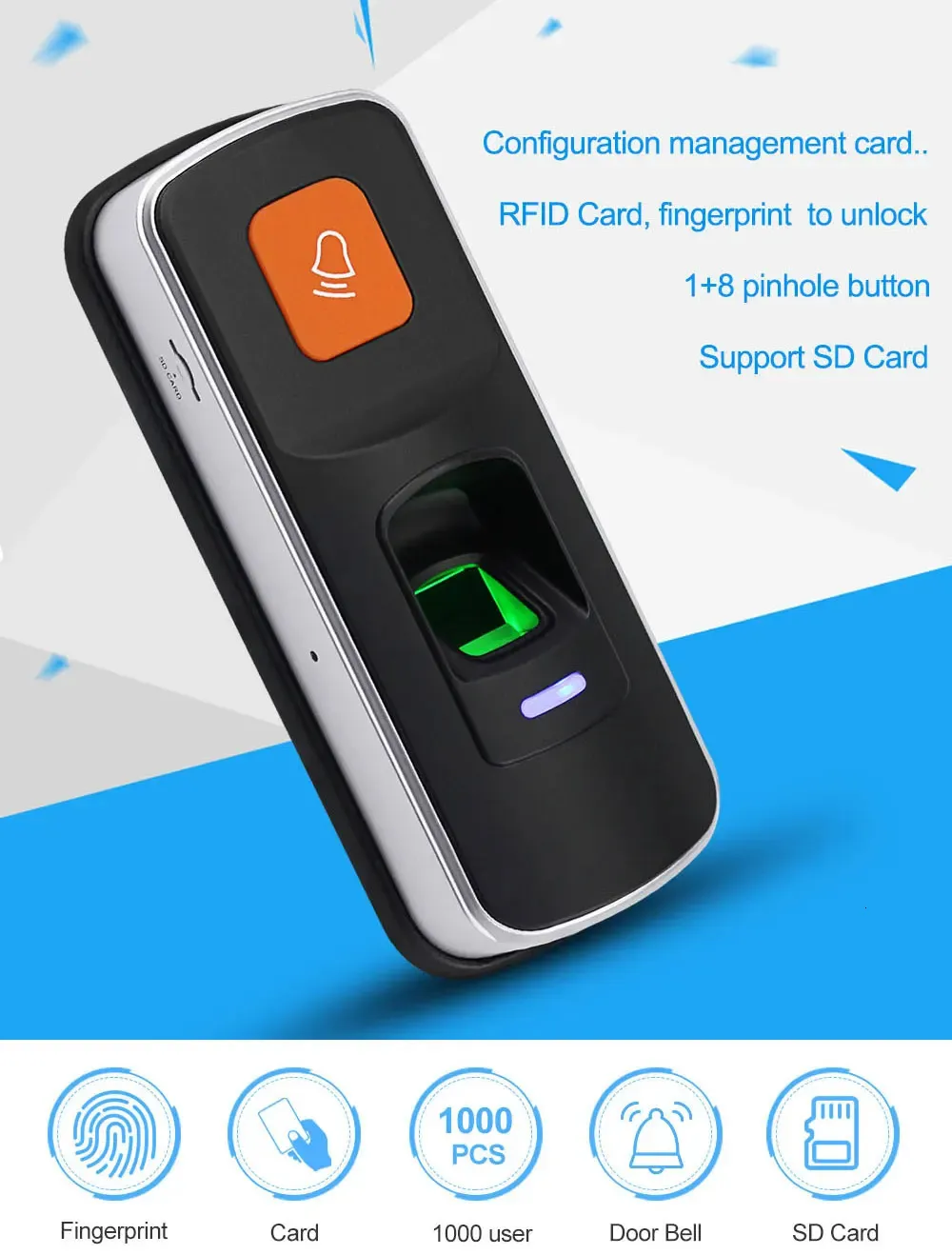 Singer Print Card Reader 250109 RFID Fingerprint Access Control System ... From Guan04, $29.21 ...