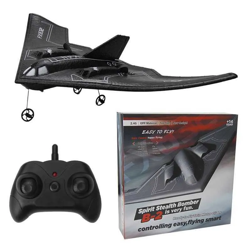 X250129 RC Plane B2 Stealth Bomber 2CH 2.4G Remote... From Time ...