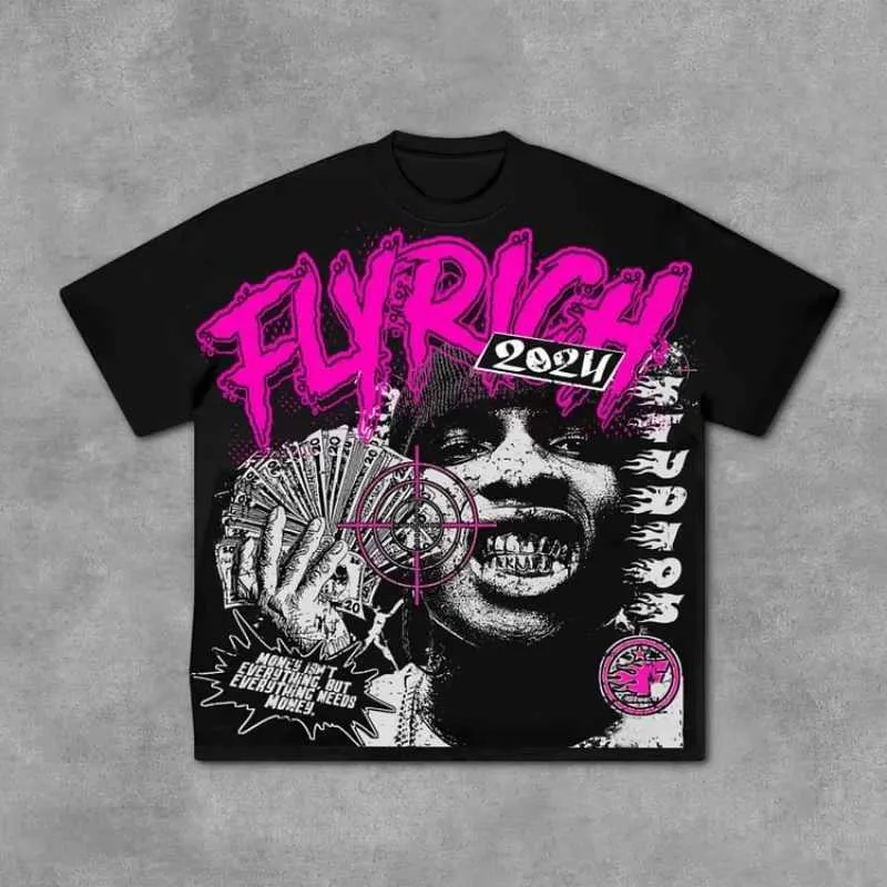Fly Rich Abstract Human Face Graphic 100% Cotton... From Eisirim 
