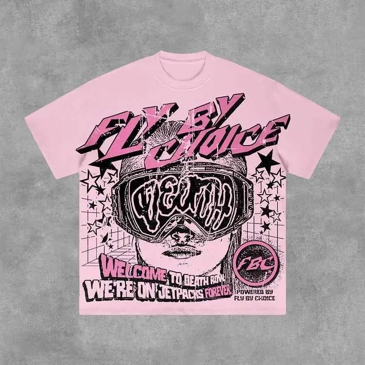 Mens Pink Graphic Tee, Vintage Print T Shirt | DHgate