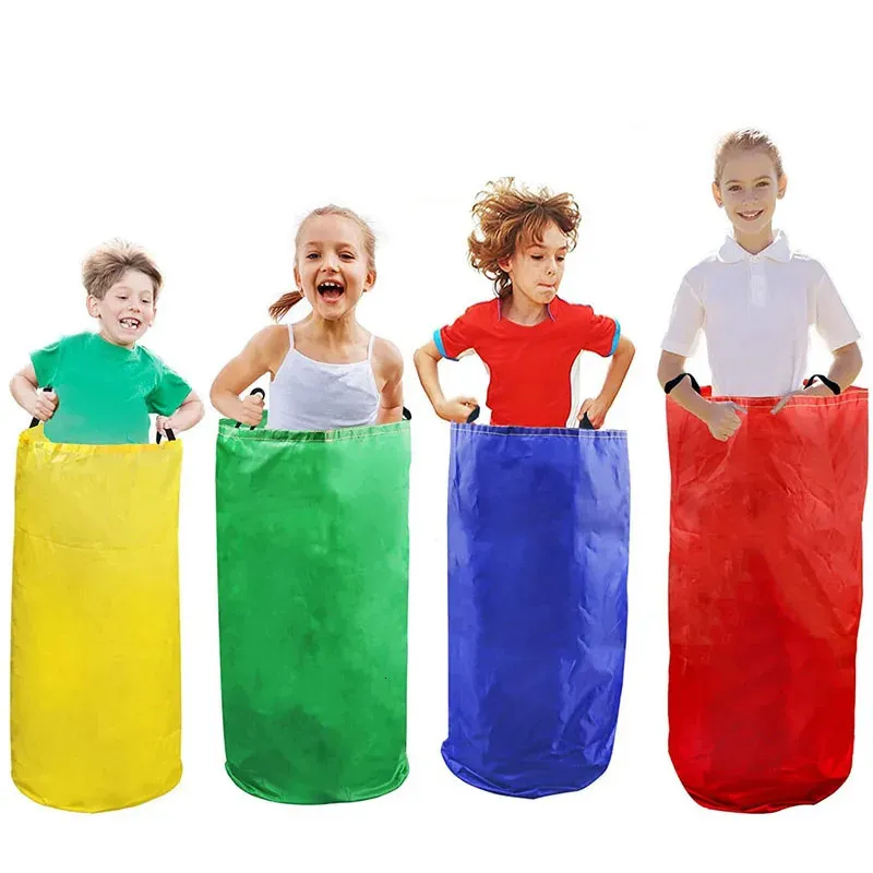 Fun Outdoor Sports Props Kangaroo Jumping Bag Sack Race Games