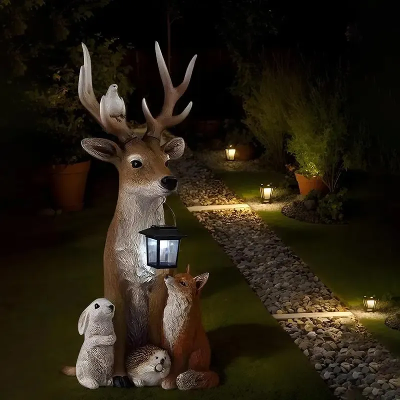 Solar Green Parrot Garden Light – Resin Animal Ground Lamp, Auto Dusk-to-Dawn LED, Waterproof, Wireless Outdoor Decor Accent
